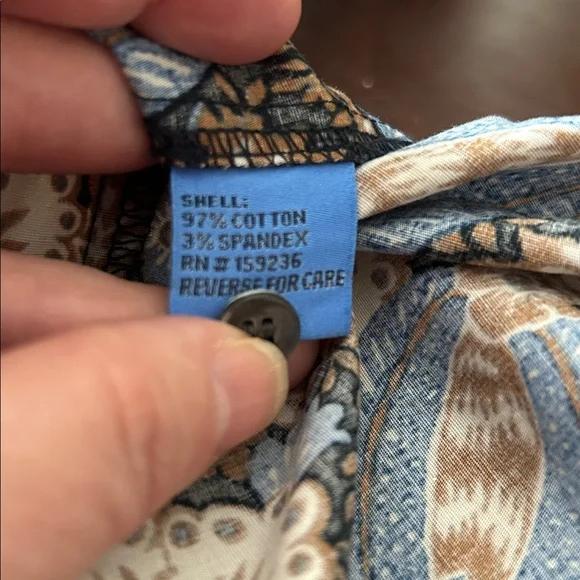 NWT! J. McLaughlin Louisa Dress in Camel/ Blue Pomegranate Grove Midi Dress XS - Picture 8 of 8